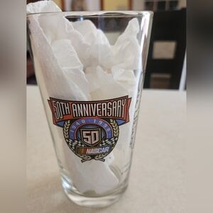 Nascar Bill Elliot pilsner glass.